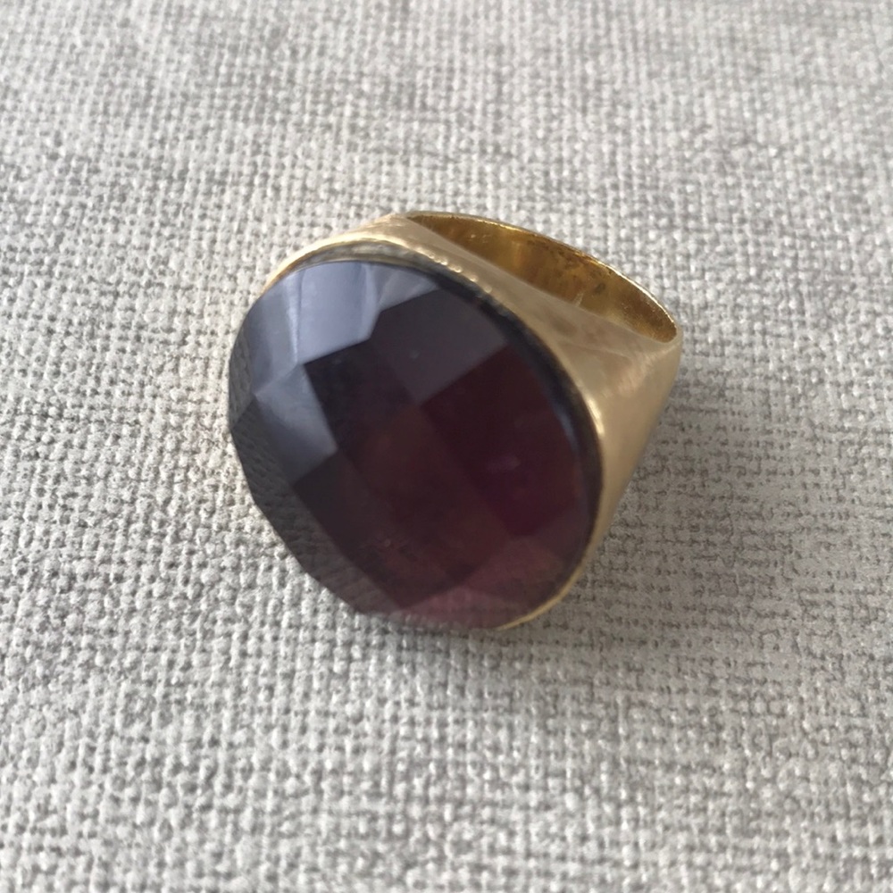 Purple Cocktail ring